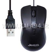 موس سیمی Jedel 230 / دارای 3 کلید / کلیک مقاوم با دقت بالا در ضرب مداوم / درگاه USB